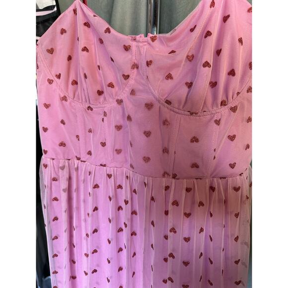 Betsy Johnson pink polka dot dress - Picture 6 of 8